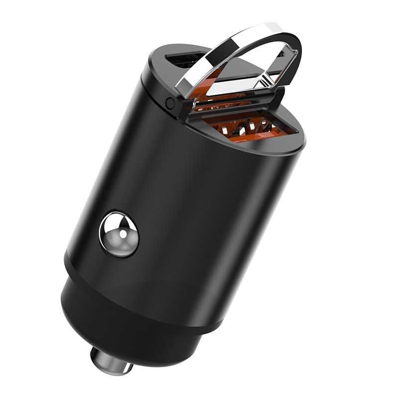 Mini Incarcator Metalic Auto USB si Type-C USB-C Incarcare Rapida Fast