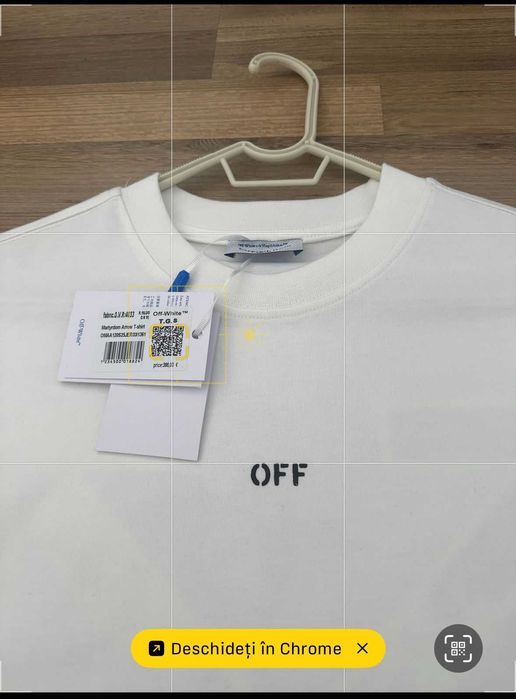 Tricou Off-Wihte - Alb | Bumbac | Calitate Premium