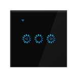 Intrerupator Smart Touch Techstar®, Wireless 2.4GHz, Dimmer, Sticla Se