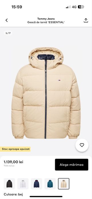 Geaca Tommy Hilfiger Barbati Noua