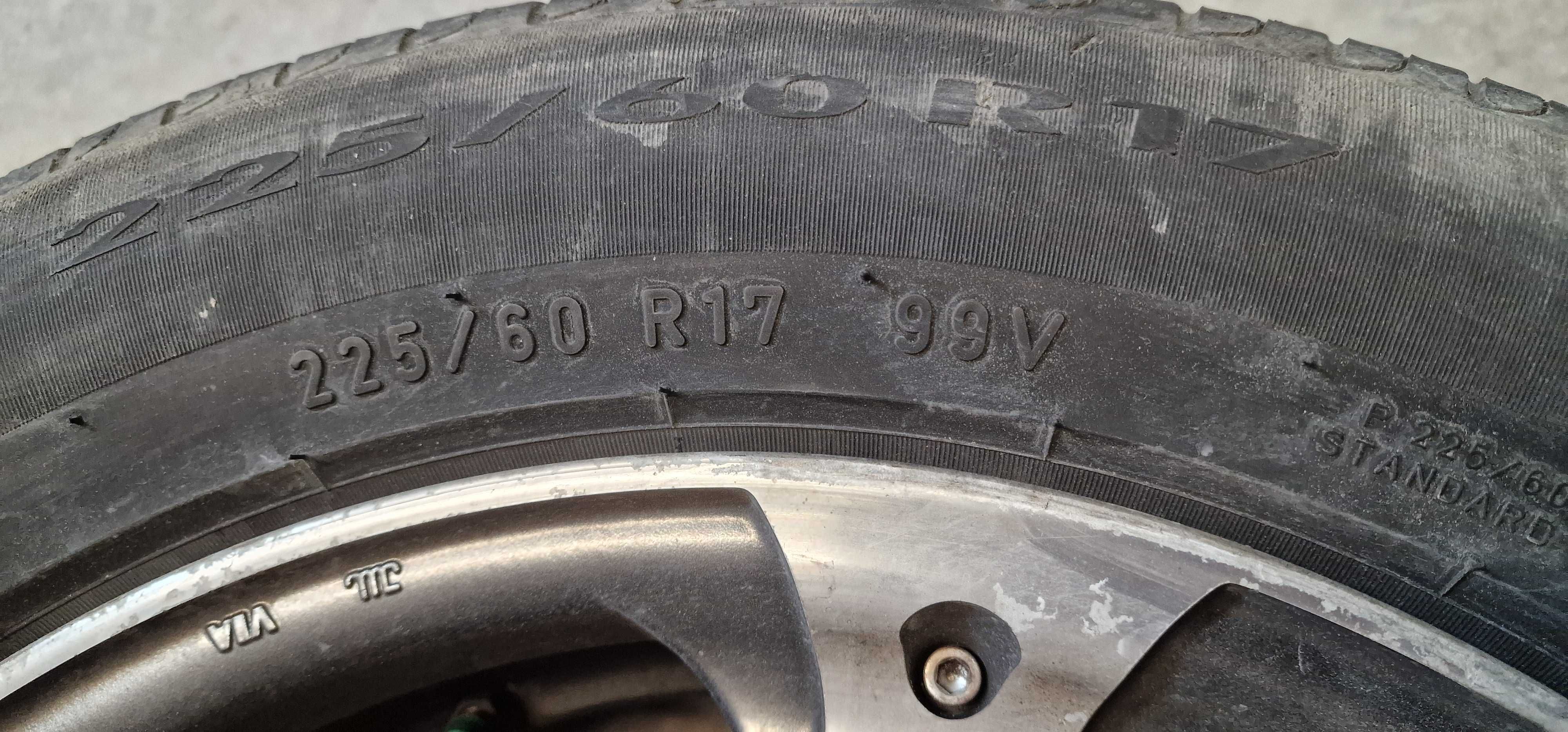 Джанти Kosei Subaru Outback с летни гуми Pirelli 225/60/R17