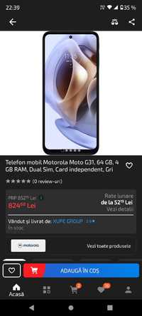 Motorola g31w  vând sau schimb cu Iphone