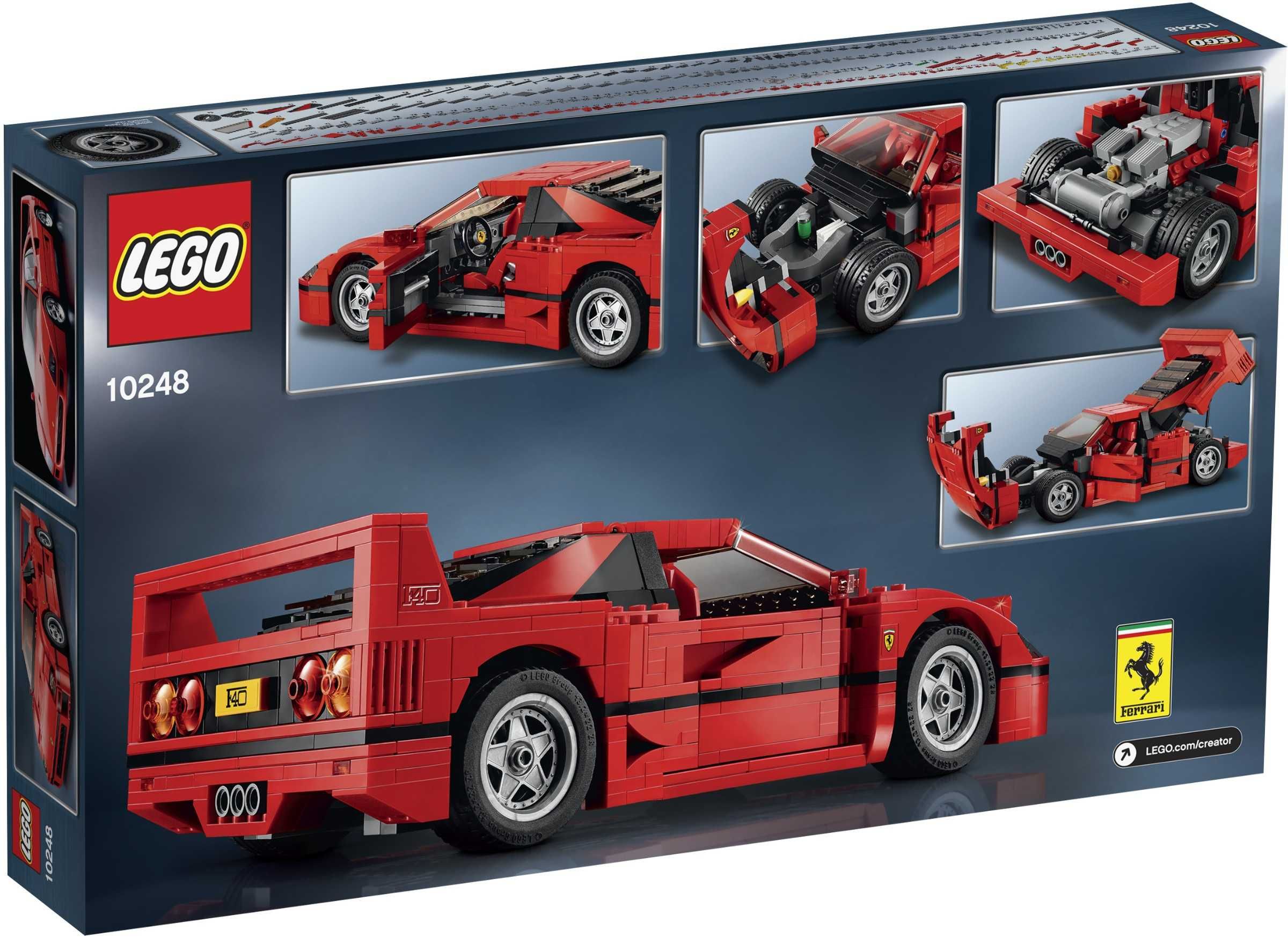 LEGO Creator Expert / Icons-  Ferrari F40 10248 -set de colectie