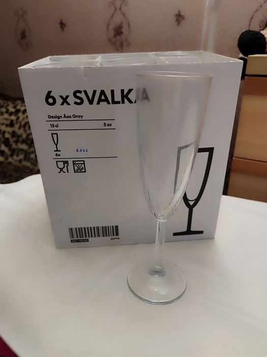 Набор стаканов, бокалов новые, стекло