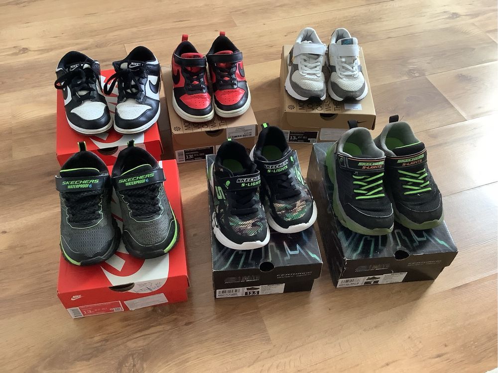 Детски маратонки Nike dunk low, Skechers 31,32,33номер