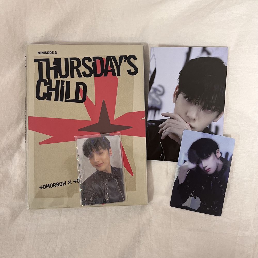 album txt thursday’s child kpop cu photocard