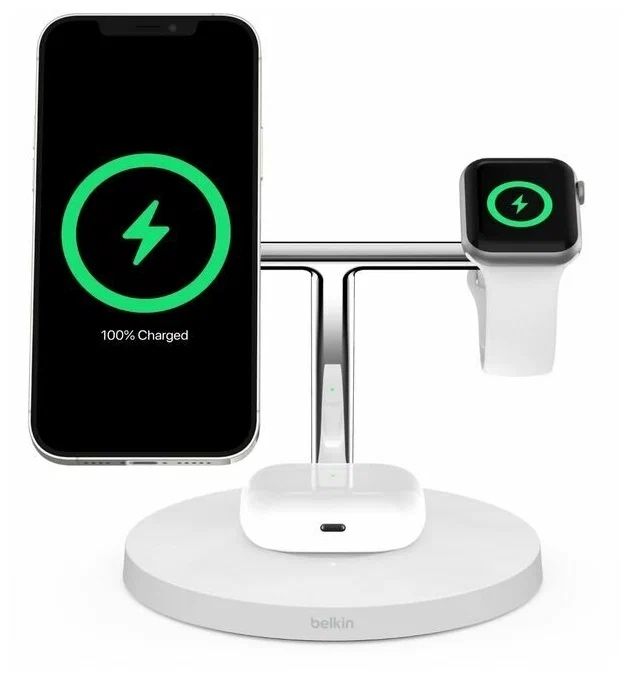 Belkin BoostCharge Pro 3-в-1 Беспроводная Зарядная Станция