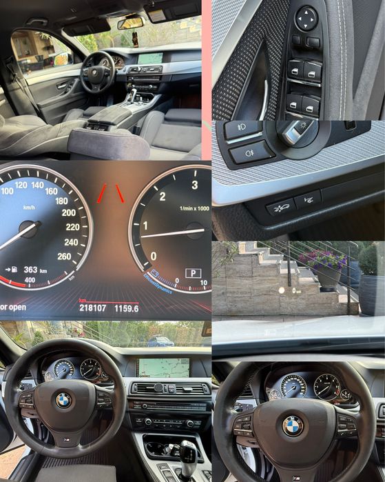BMW F10 2012/ 530XD/Automat/Facelift/258Cp/M-Paket interior/Exterior/