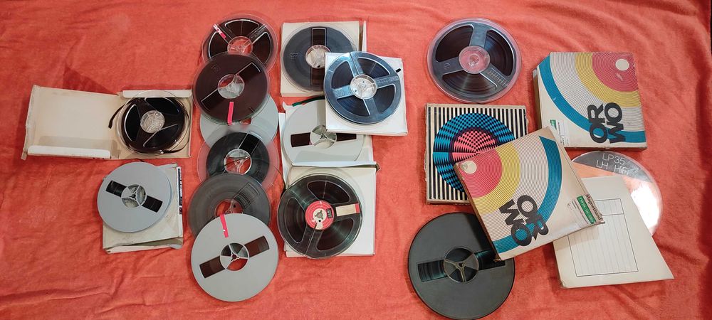 16 role benzi banda pt. magnetofon 13- 15 - 18 cm