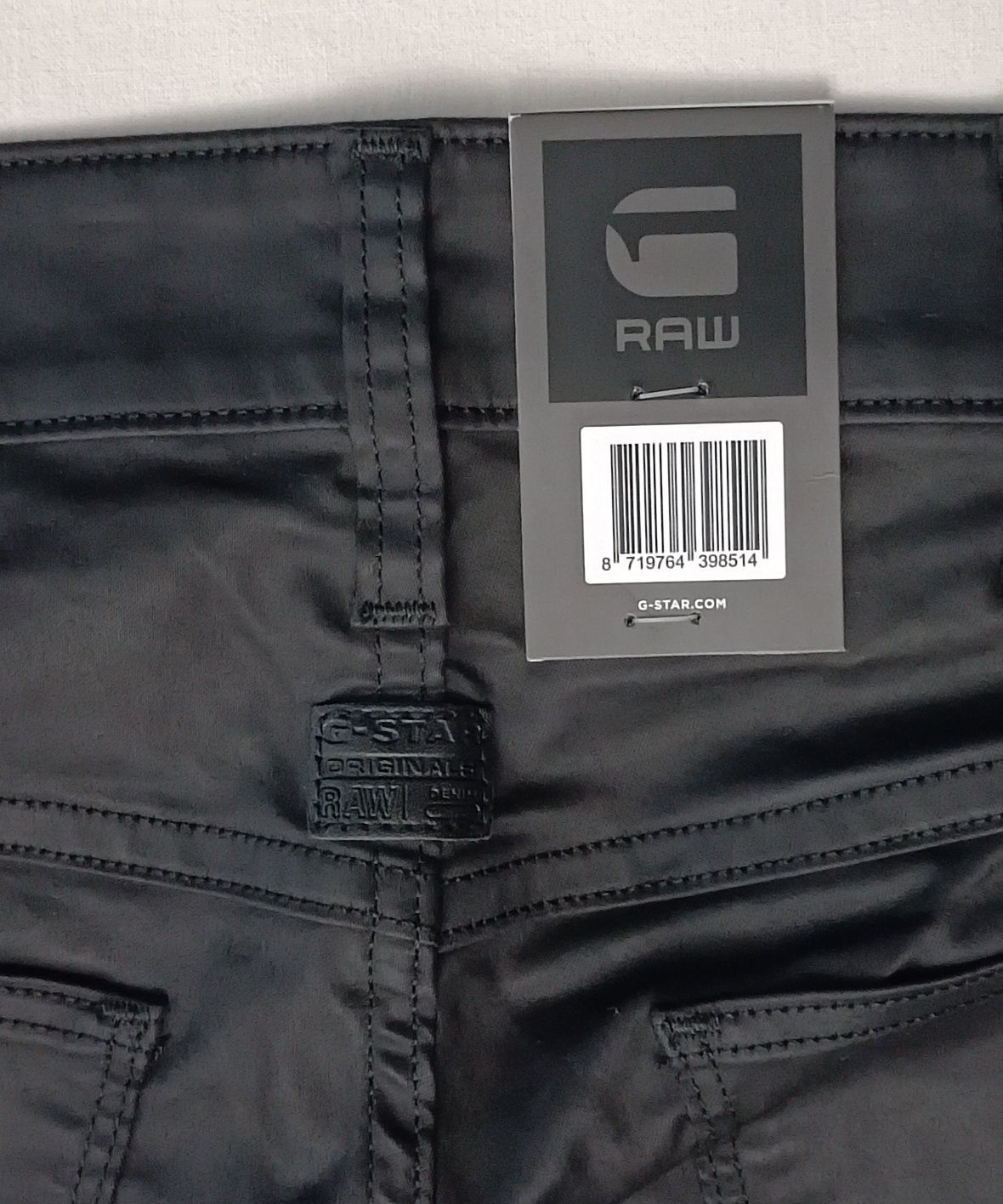 G-STAR RAW 3D Zip Knee оригинални дънки 31 черни дънки S