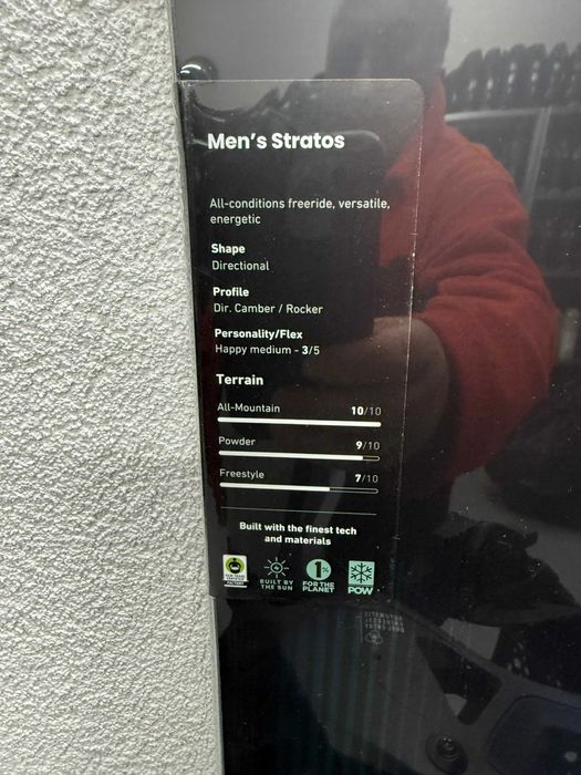 placa noua snowboard jones stratos wide L164cm