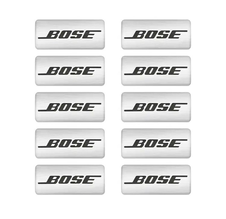 Set 4 embleme/emblema Bose boxa auto ornament