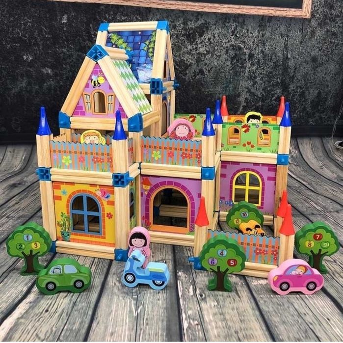 Деревянный конструктор Замок