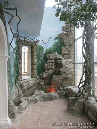 Декоративный искусственный камень скалы