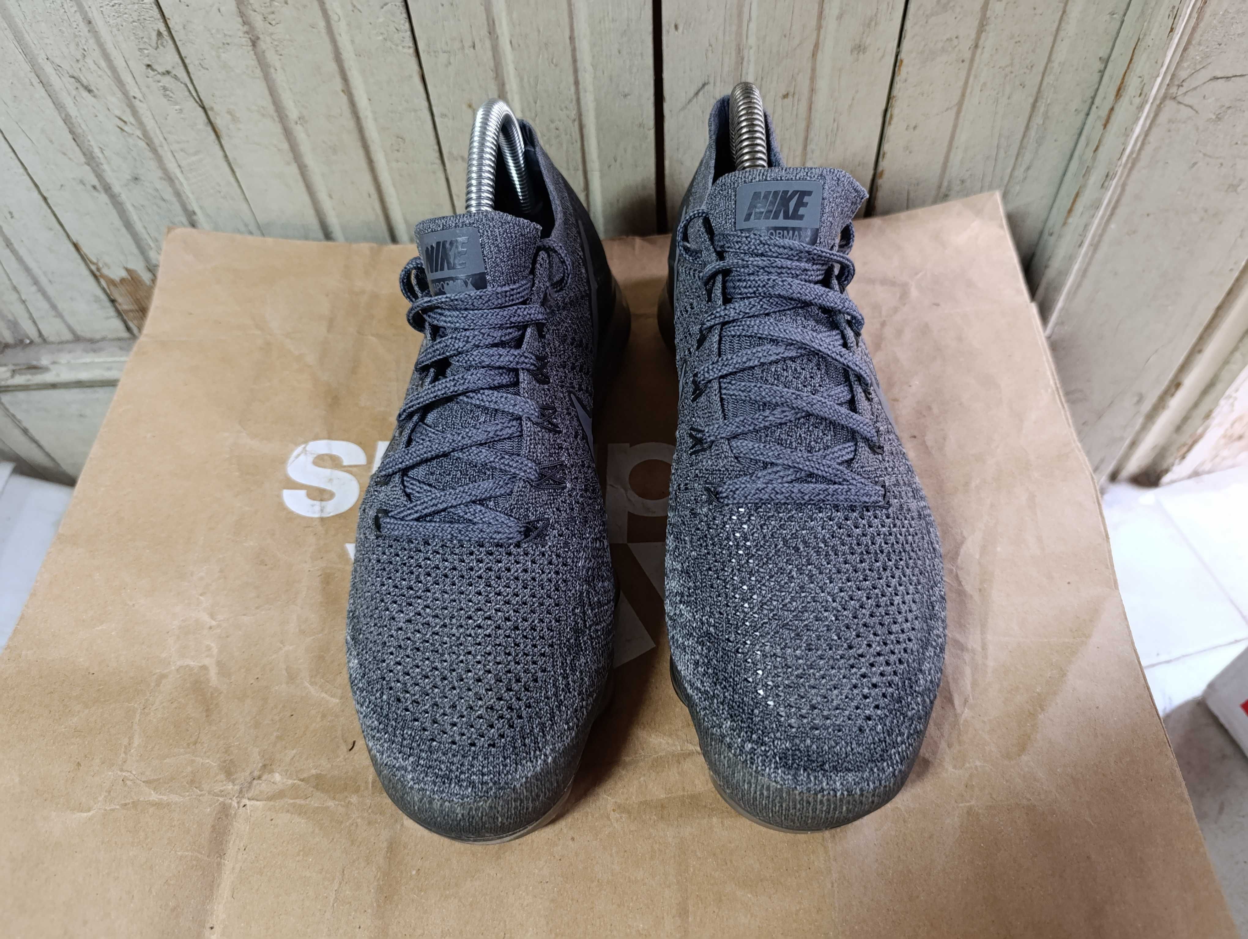 Nike Air VaporMax Flyknit Cool Grey''оригинални маратонки 40 номер