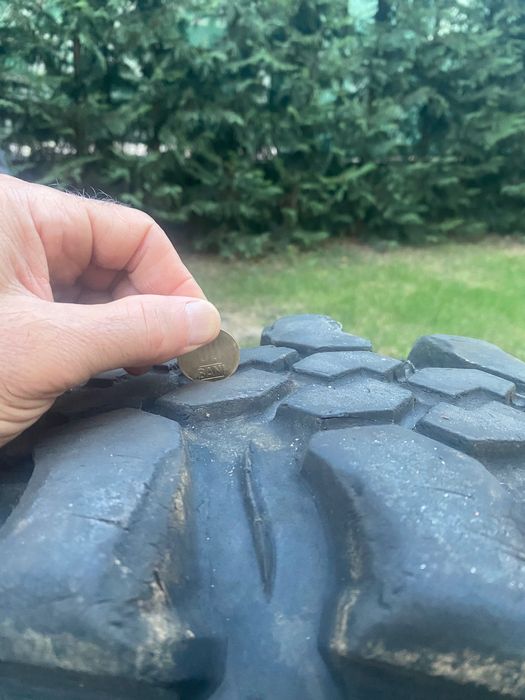 Anvelope cu jante off road 33x10,5xr16, 5 buc.