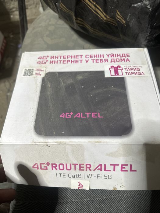 Продам роутер алтел с сим тариф 12