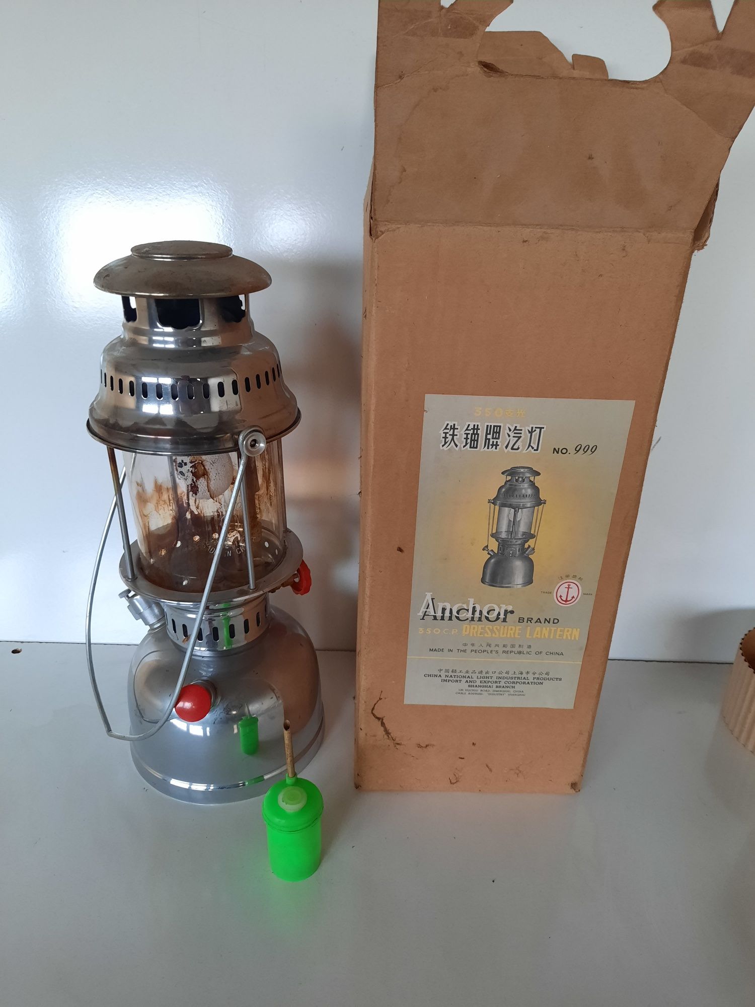 Газена лампа тип петромакс марка Anchor no.999