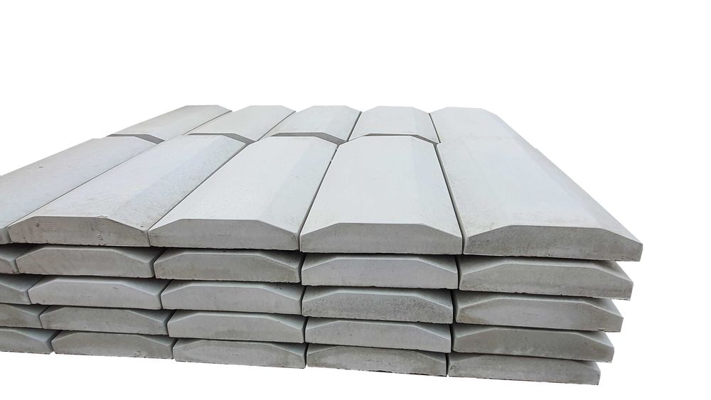 Capace/coame de gard doua/trei ape pentru soclu/fundatie 50 cm lungime