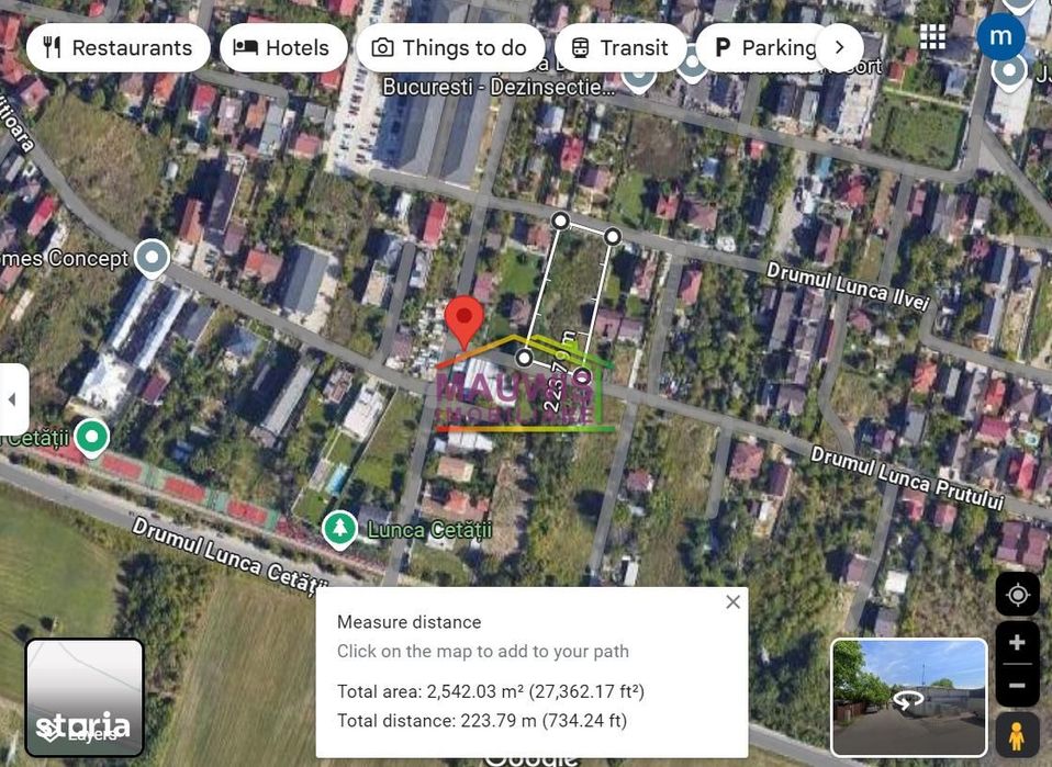 Vand teren intravilan in zona Lunca Prutului – Trapezului,