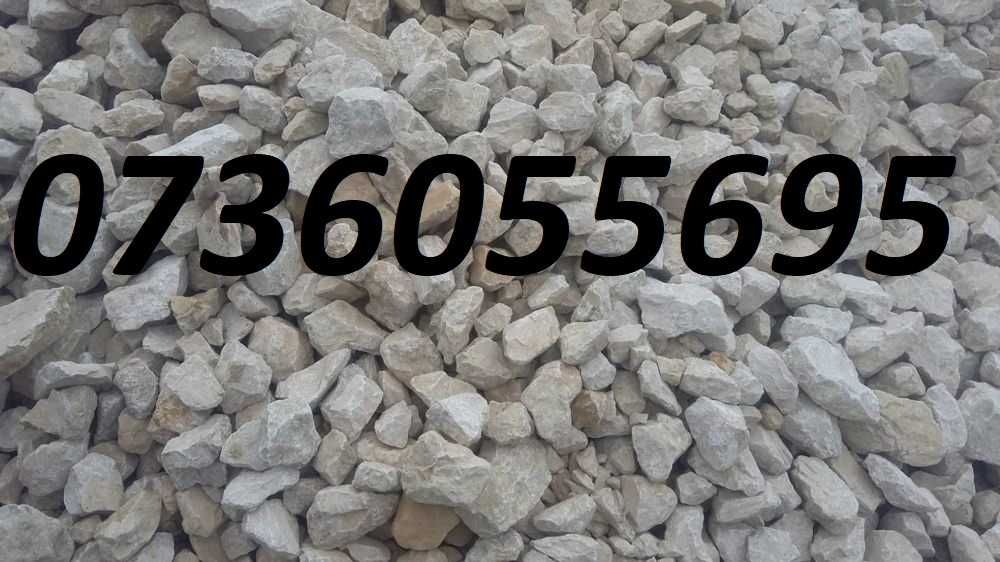 Calcar munte, piatra bolovani margaritar drenaj balastru, nisip, moluz