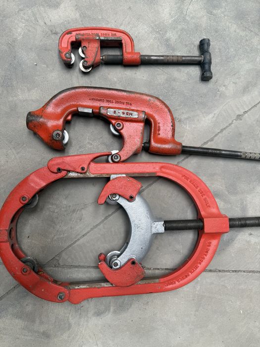 Set taietoate tevi din otel Ridgid 1/8-8 toli