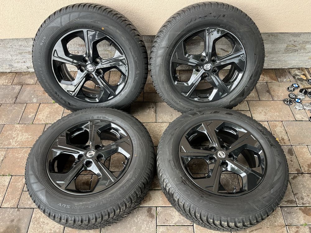 Jante 5x114,3 originale Nissan X-Trail Anvelope 225 65 17