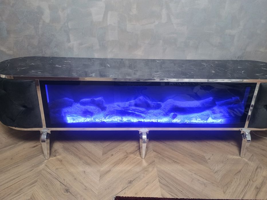 Comodă TV șemineu electric