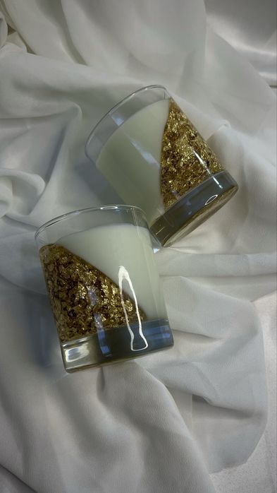 Аромасвеча с деревянным фитилем