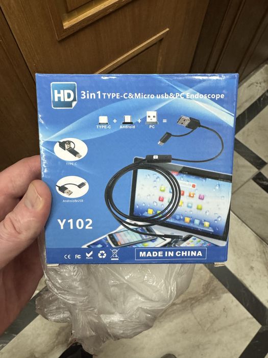 Эндоскоп для ремонта автомобилей, электрики, сантехники