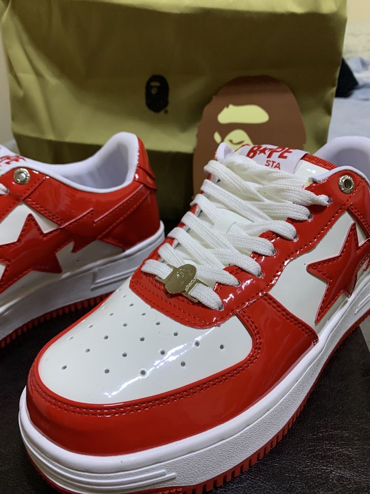 Bapesta Red / white