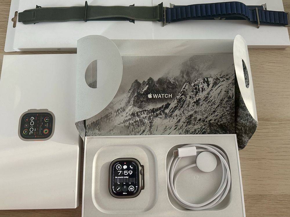 Apple Watch Ultra 2 Titanium + Trail / Alpine Loop + Гаранция