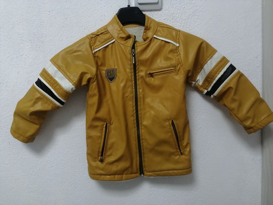 Детско зимно яке(кожено)