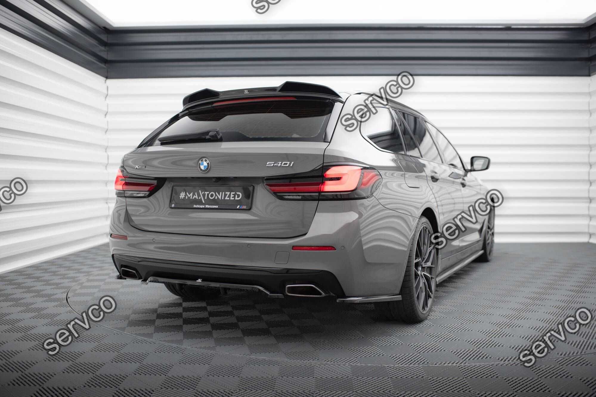Eleron spoiler cap Bmw Seria 5 G31 Touring 2017-2023 v4 - Maxton