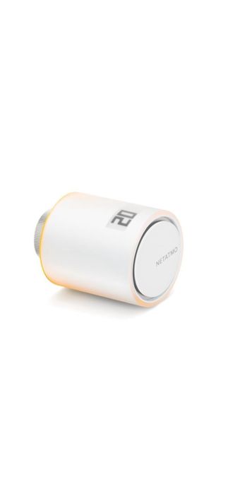 Cap termostatic inteligent pentru calorifer Netatmo NAV-EN, Wi-Fi, Alb