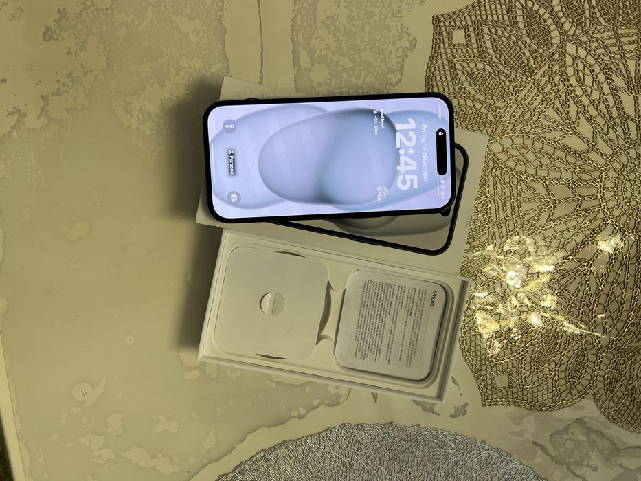 Iphone 15 FULL BOX baterie stare foarte buna  UNLOCKED IN ORICE RETEA