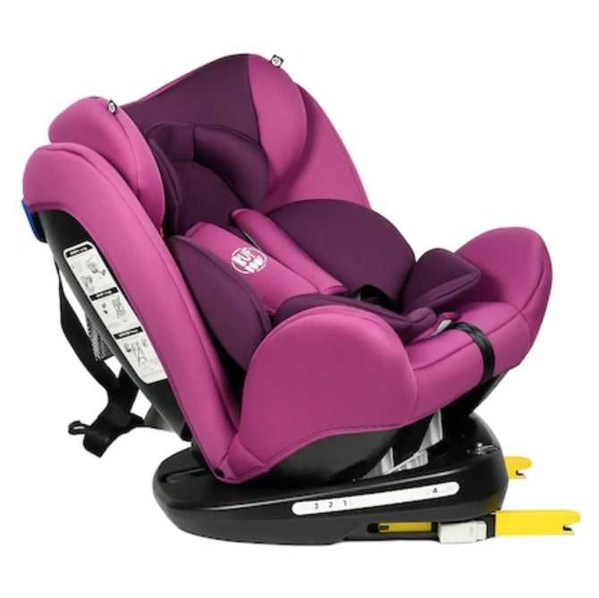 Scaun Auto, Tweety Purple, cu Isofix, rotativ 360 de grade