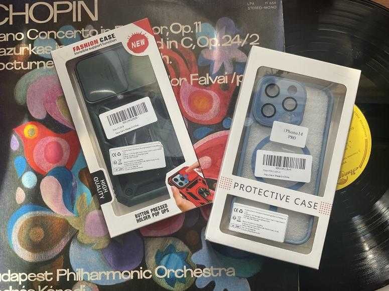 Vând husă cu folie de sticlă de Iphone PRO și Iphone PRO MAX