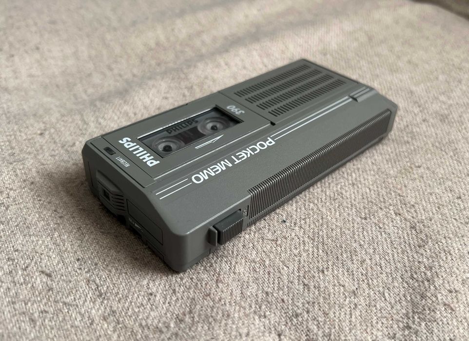 Reportofon Philips Pocket Memo 390 +Microcassette funcționează parțial