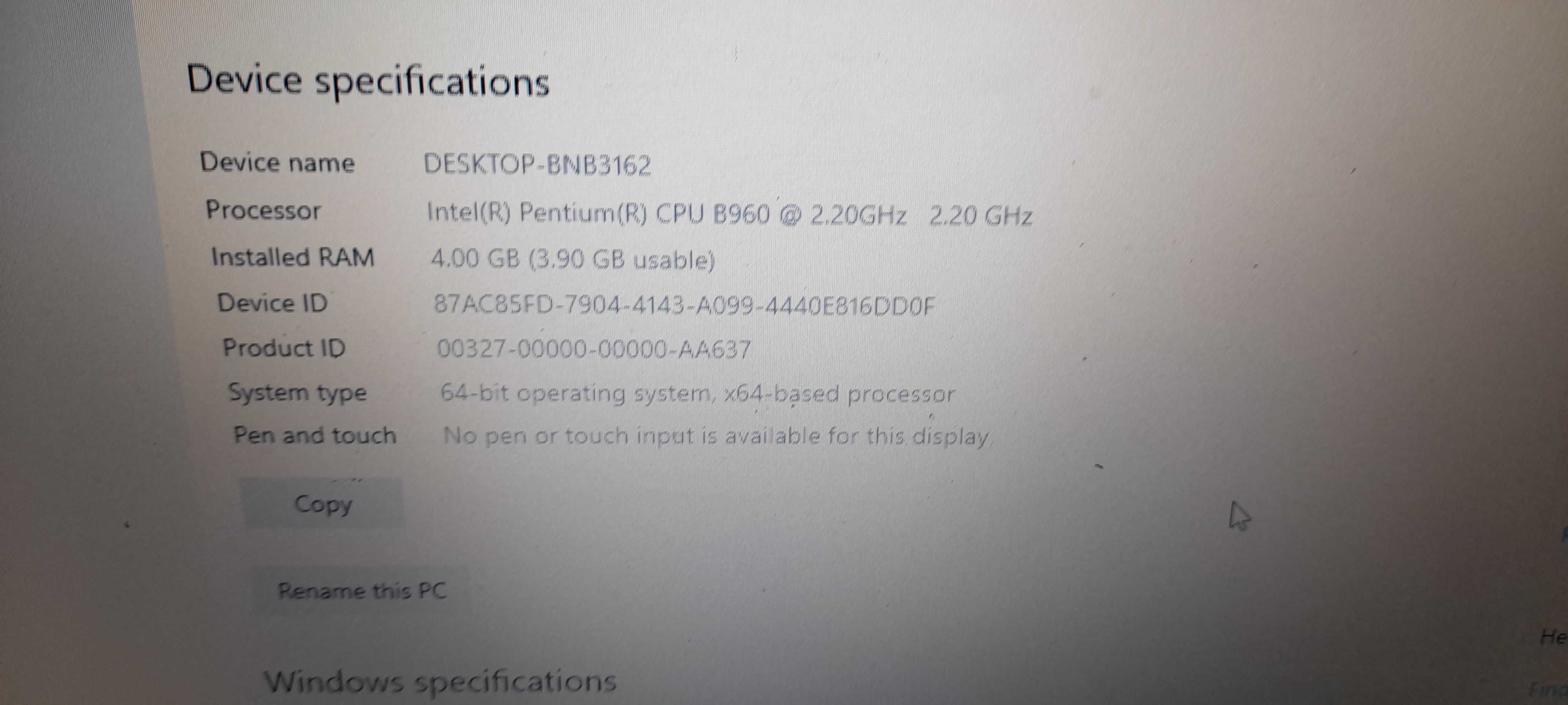 Vand laptop Medion Akoya e6234