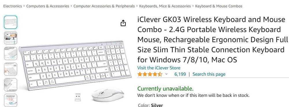 Tastatura și mouse pachet sigilat