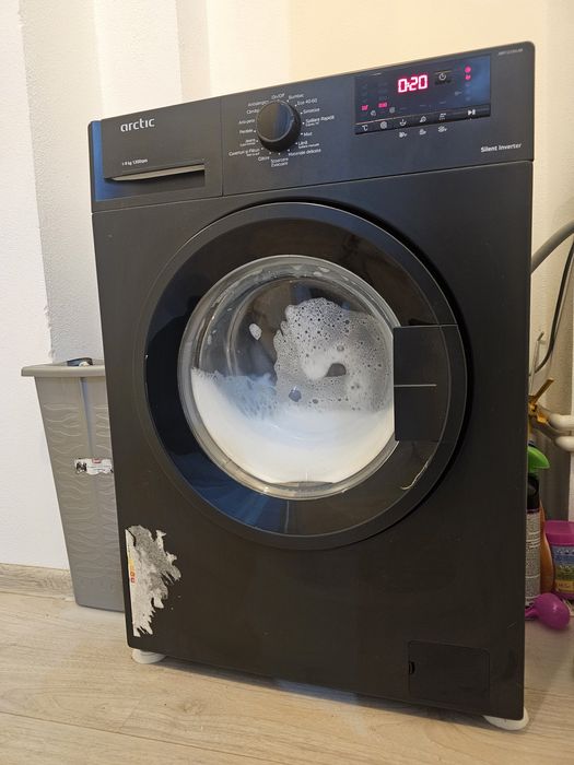 Masina de spalat rufe Arctic AB91223XLAB, 9 kg, 1200 RPM, Aqua Surf, M