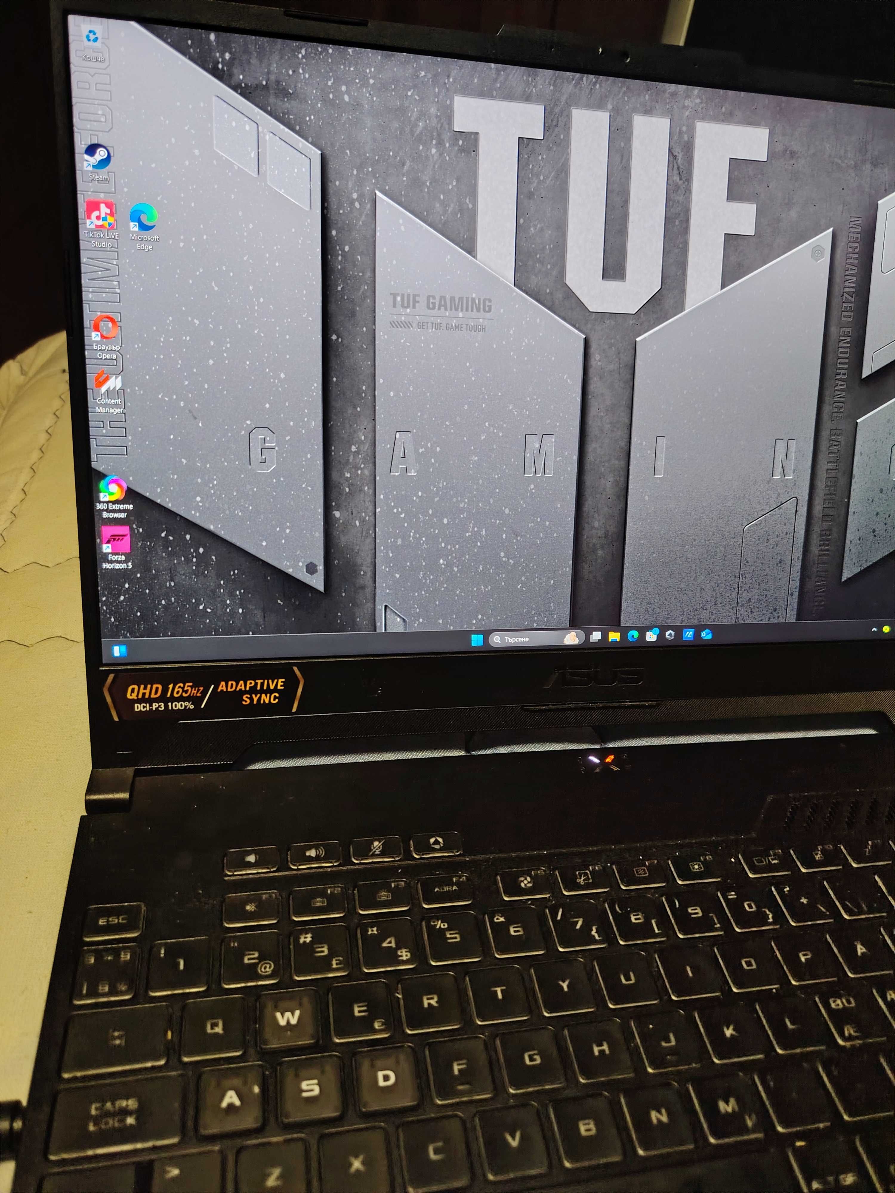 Laptop Asus tuf a15 със RTX 4060