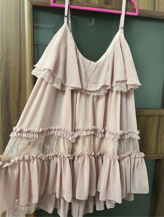 Rochie scurta din voal masura S