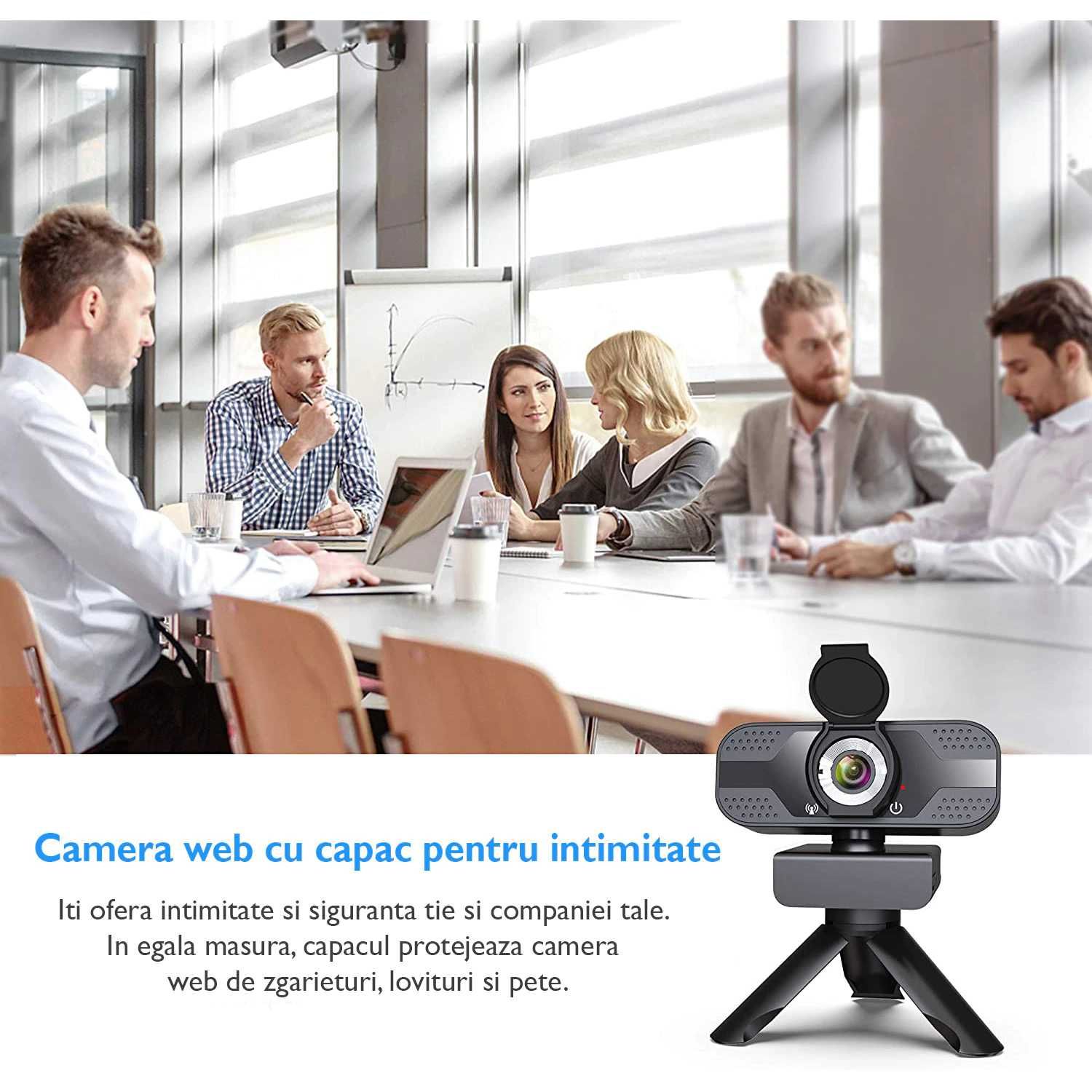 Camera Web, WOWSTEP®, S500 PRO Full HD, 1920 x 1080p, 360°, Tripod
