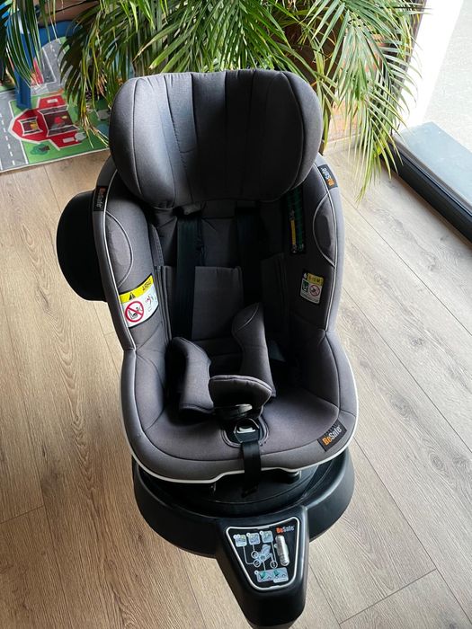 Scaun auto BeSafe izi turn i-size Gri Metallic Mélange
