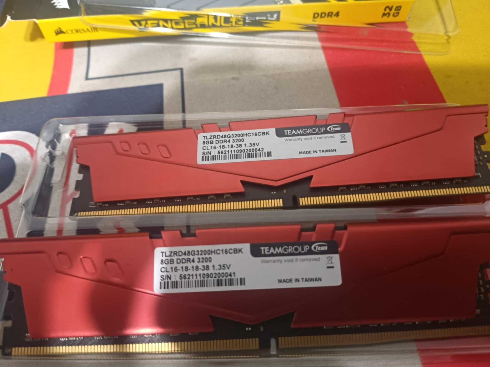 Vulcan 2x8 *16* ggb RAM 3200mhz Използвани