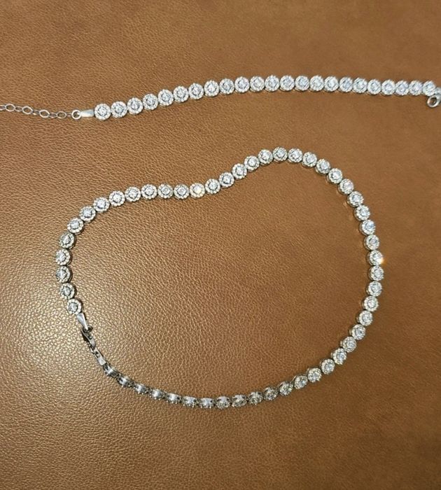 Set argint tip swarovski angelic