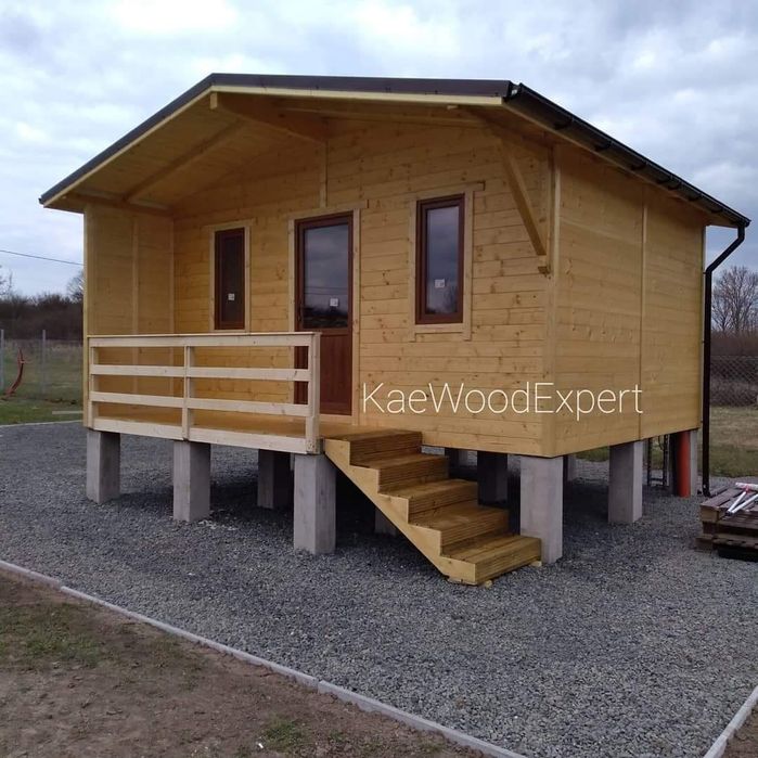 Cabană structură din lemn