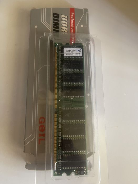 2 Memorii RAM 256 DDR1/DDR400/DDR DIMM professional manufacture pq1